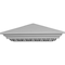 Ekena Millwork 22 3/4"W x 16 1/8"P x 5 3/8"H Tirana Corner Shelf SH23X16X05TI - alternate 1